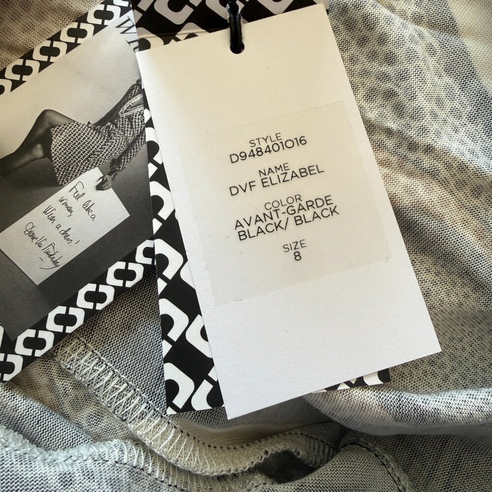 Women's 8 NWT Diane Von Furstenberg Elizabel Wrap Dress - Picture 10 of 10